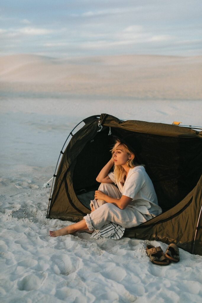 yurt camping in California 