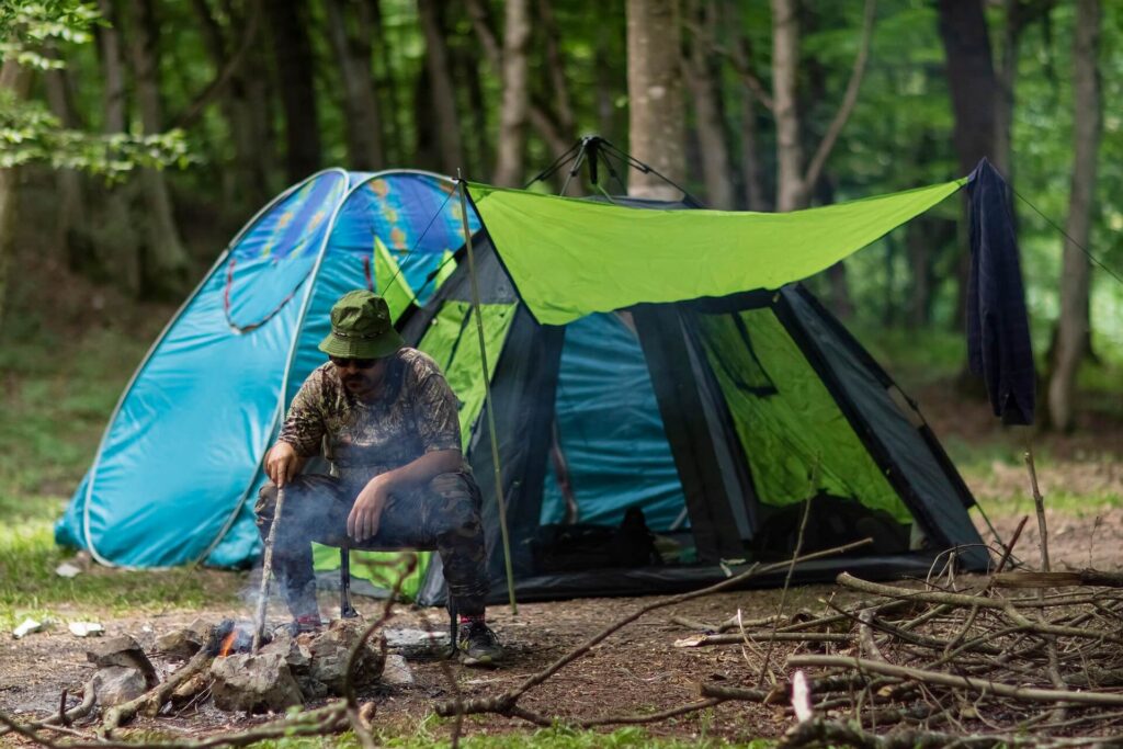 yurt camping in California 