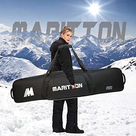 Snowboard travel bag for flying