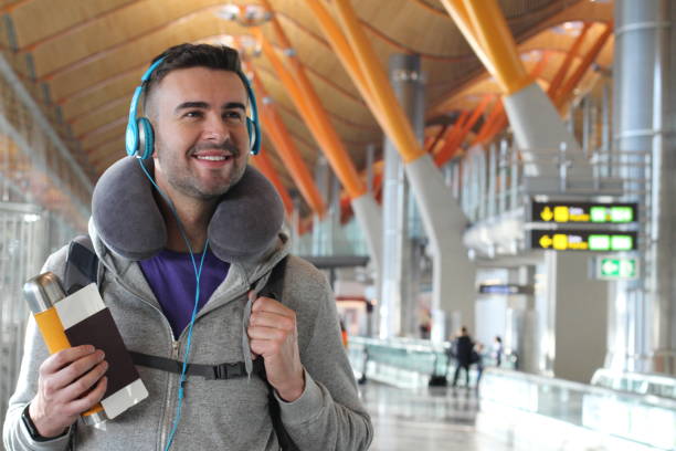 How to wear a travel pillow