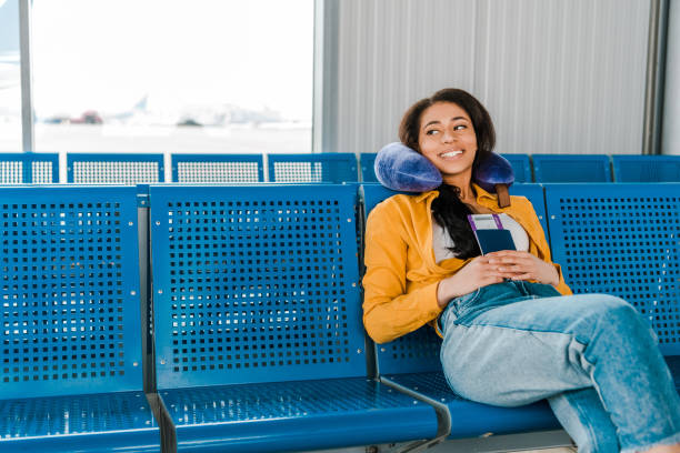 How to wear a travel pillow