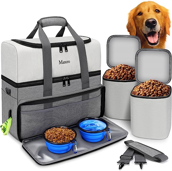 Dog travel food bag