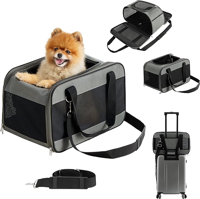 Small dog travel carrier