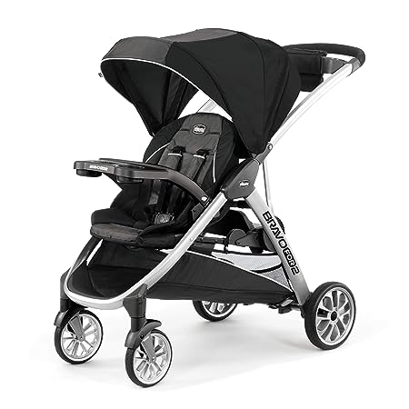 Double travel stroller